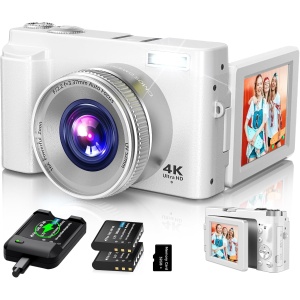 Duluvulu 48MP Vlogging Camera for YouTube with 16X Zoom